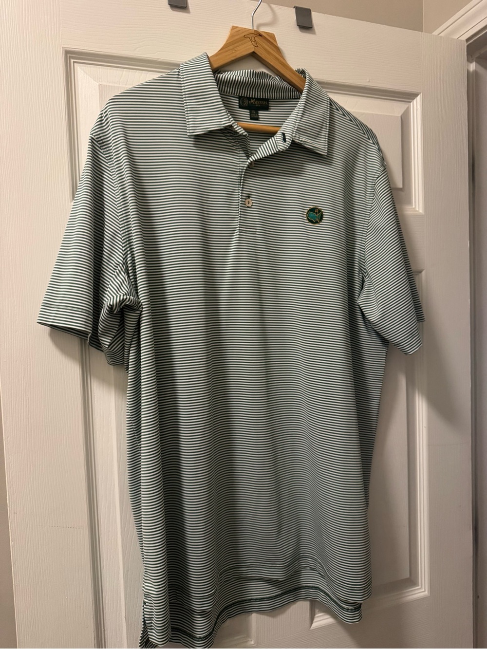 Berkman’s Place Masters Men's Green Striped Shirt